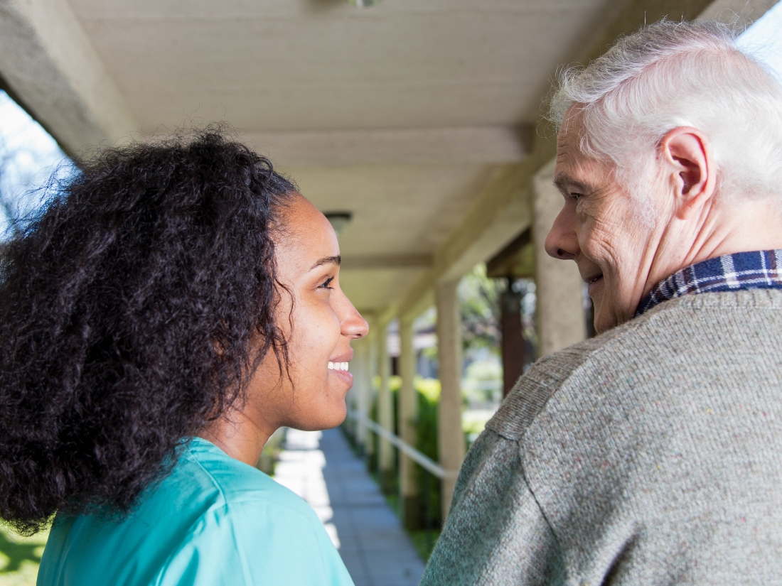 Nurse providing skilled nursing care and medical support to seniors at home in Middlesex County, MA