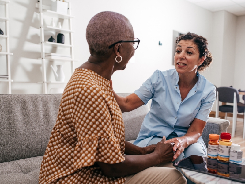 Professional caregiver providing home caregiver services and staffing support in Middlesex County, MA